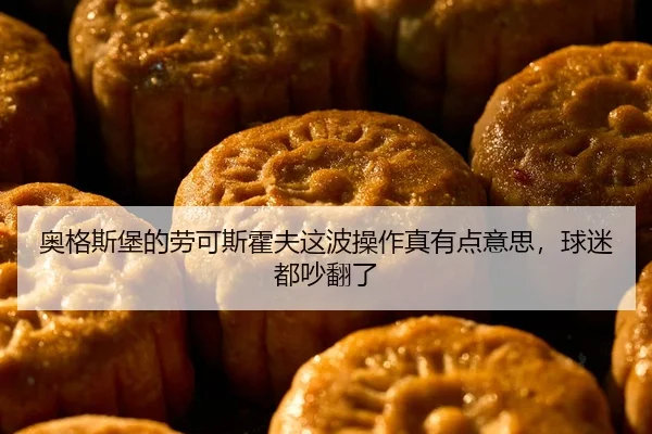 奥格斯堡的劳可斯霍夫这波操作真有点意思，球迷都吵翻了